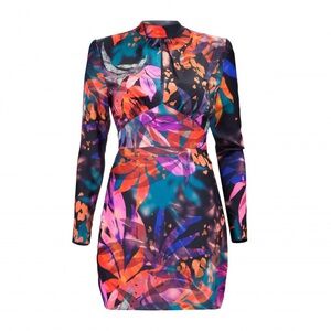 Multicoloured Printed Dress